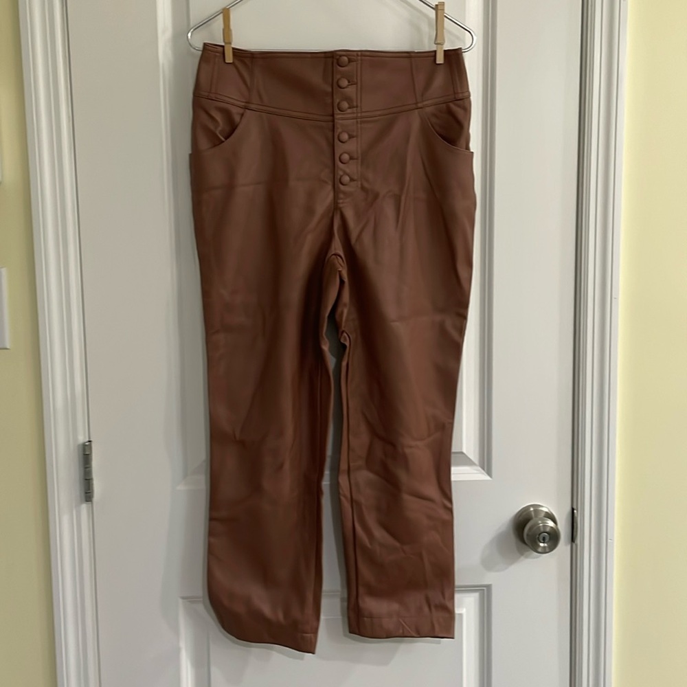 Brand new with tags Bar III pleather high waisted pants